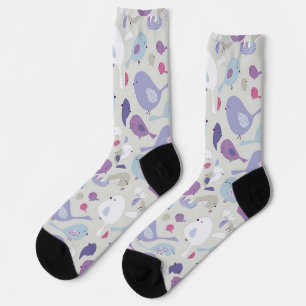 Gemusterte Vogelspass-Socken für Vogelliebhaber Socken