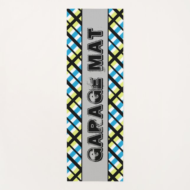 Gemusterter Designer Yogamatte (Vorderseite)