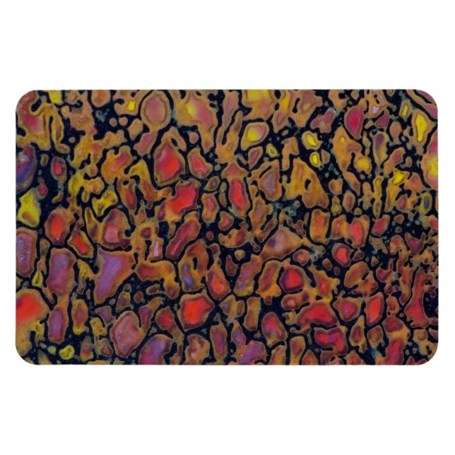Gemusterter Dinosaurier Bone Magnet (Horizontal)