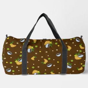 Gemusterter Duffle Bag