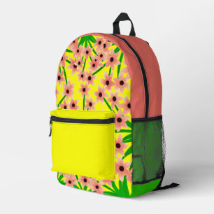Gemusterter floraler Rucksack