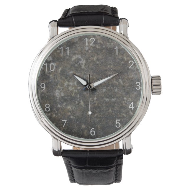 Gemusterter Marmor Armbanduhr (Vorderseite)