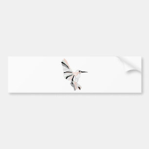 Gemusterter moderner Vogel Autoaufkleber