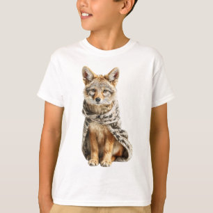 Gemusterter Schal Fox Kids T-Shirt