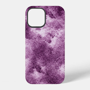Gemusterter Stofflila, abstrakt, geschmückt, alt, iPhone 12 Hülle