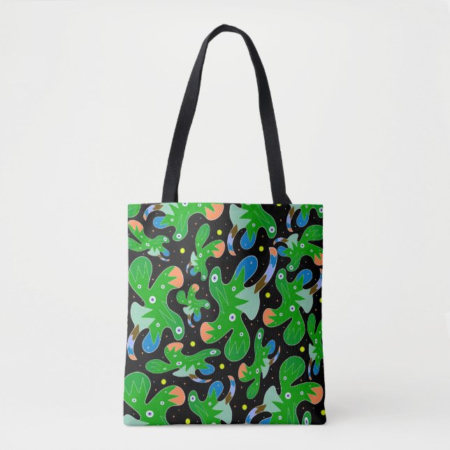 Gemusterter Totbeutel Tasche (Vorderseite)
