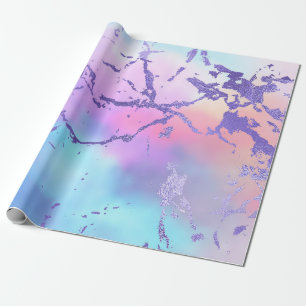 Gemustertes abstraktes Wasserfarbdruckmuster in Mi Geschenkpapier