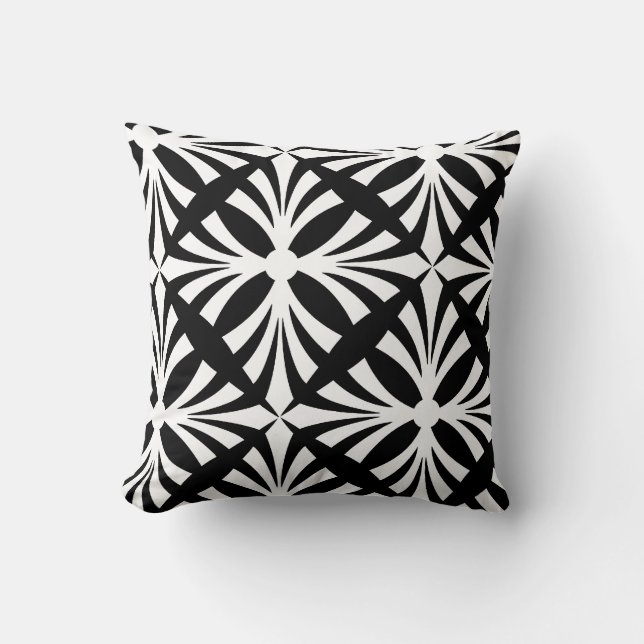 Gemustertes amerikanisches MOJO-Pillow Kissen (Vorderseite)