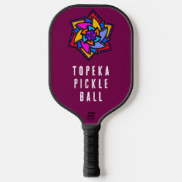 Gemustertes, anpassbares Pickleball-Paddel Pickleball Schläger
