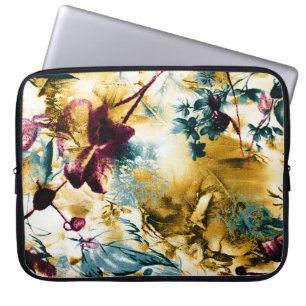 Gemustertes Batik-Gewebe, geeignet als Background- Laptopschutzhülle