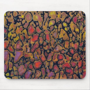 Gemustertes Dinosaurierskelett Mousepad