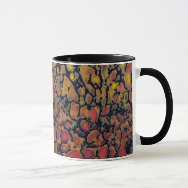 Gemustertes Dinosaurierskelett Tasse (Rechts)