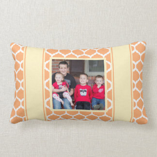 Gemustertes Foto Kissen