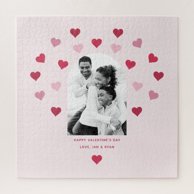 Gemustertes Foto Valentine (Vertikal)