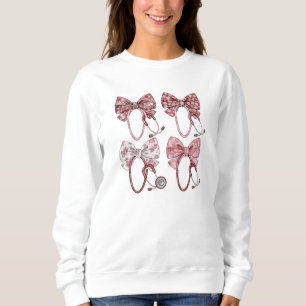 Gemustertes Geschenk für Krankenwagen und Stethosc Sweatshirt