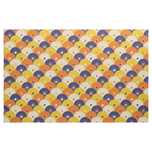 Gemustertes Gewebe des übergroßen Kimono Stoff (Yard (91,4 cm))