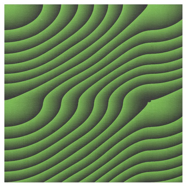 Gemustertes Gewebe für die Hypnotik grüner Wavy Li Stoff (Nahaufnahme)