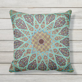 Gemustertes marokkanisches Mandala Indoor Kissen