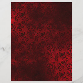 Gemustertes Scrapbook Paper von Roter Flora