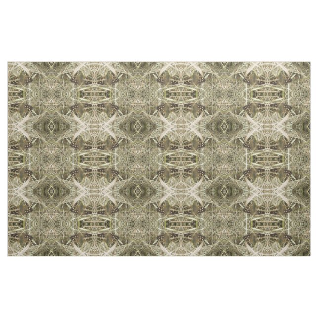 Gemustertes Tiergewebe aus Holz Stoff (Fat Quarter (45,7 x 55,9 cm))