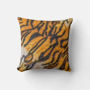 Gemustertes Tiger-Hintergrundmuster, Tiger, abstra Kissen
