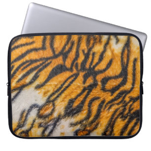 Gemustertes Tiger-Hintergrundmuster, Tiger, abstra Laptopschutzhülle