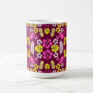 Gemustertes tropisches Obst Kaffeetasse