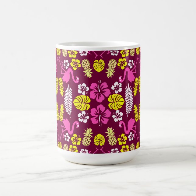 Gemustertes tropisches Obst Kaffeetasse (Mittel)