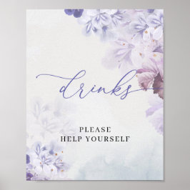Gemütlich Frühlingserfrische lila Dusty Blue Lila  Poster