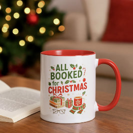 Gemütlich gebucht für Weihnachten Rot Grün für Les Tasse