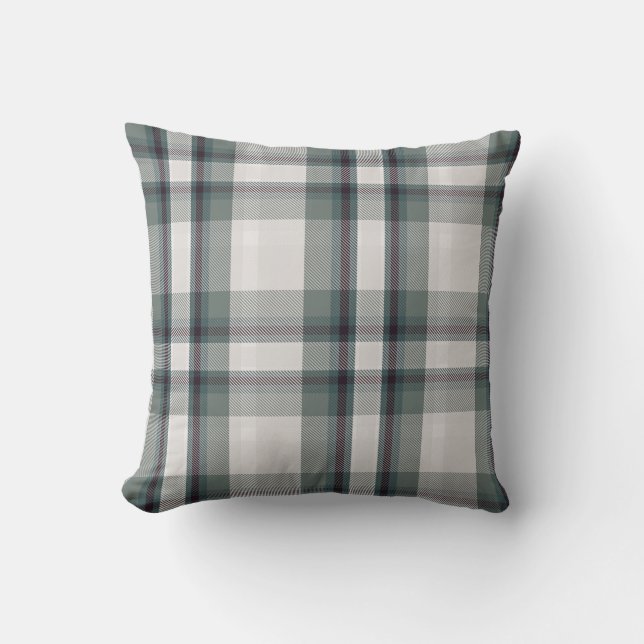 Gemütlich Karierter Winter Flannel Inspirierte Kis Kissen (Vorderseite)