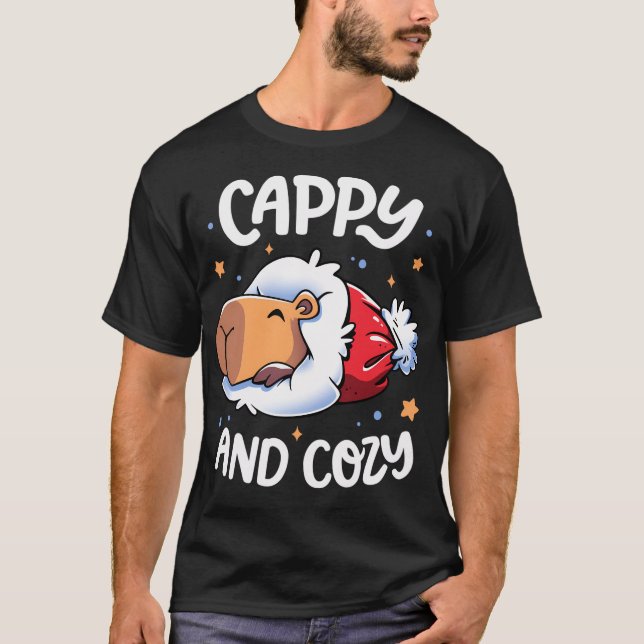 Gemütlich und gemütlich - Capybara Urlaub T-Shirt (Vorderseite)