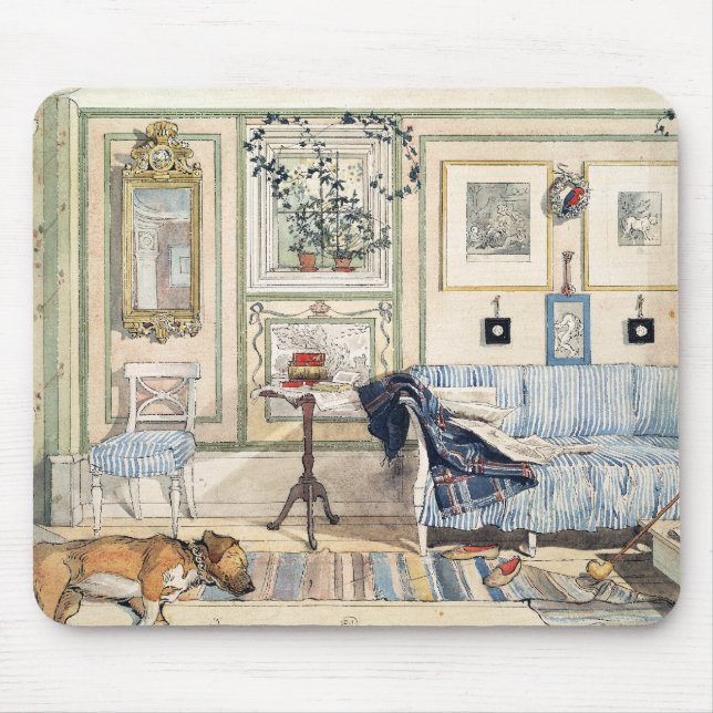 Gemütliche Ecke von Carl Larsson Mousepad (Vorne)
