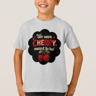 Gemütliche, gestrickte Typografie und niedliche Ki T-Shirt