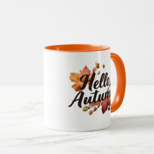 Gemütliche Hallo Herbst Stimmung Tasse