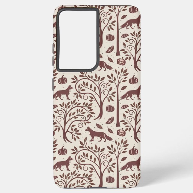 Gemütliche Herbst-Handyhülle Samsung Galaxy Hülle (Rückseite)