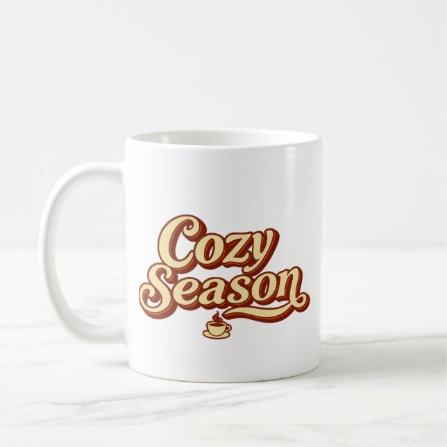 Gemütliche Herbst-Kaffeetasse Kaffeetasse (Links)