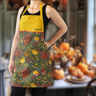 Gemütliche Herbst-Thanksgiving-Schürze Schürze