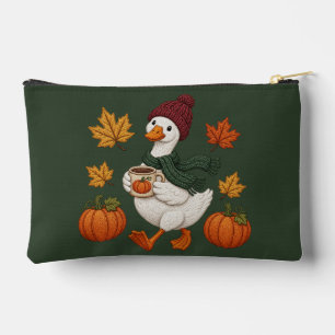 Gemütliche Herbstente mit Kürbis-Kaffee und Herbst Zubehörtasche