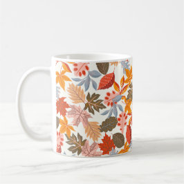 Gemütliche Herbstlaube Herbst Niedliches Muster Kaffeetasse