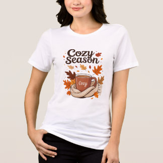 Gemütliche Herbststimmung Kaffee Tri-Blend Shirt