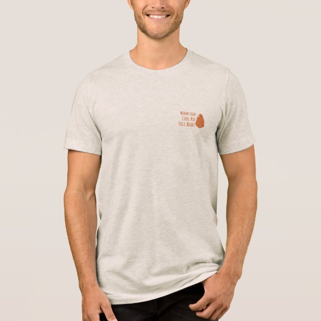 Gemütliche Herbststimmung Tri-Blend Shirt (Vorderseite)