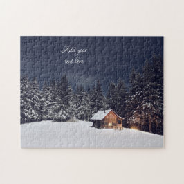 Gemütliche Holzhütte im Wald