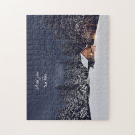 Gemütliche Holzhütte im Wald