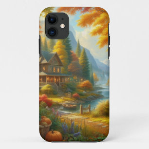 Gemütliche Hütte im Wald Case-Mate iPhone Hülle