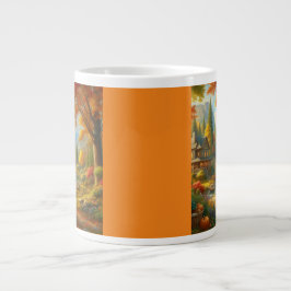 Gemütliche Hütte im Wald Jumbo-Tasse