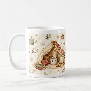 Gemütliche Hygge-Heiße-Schokolade-Deckenfort-Winte Kaffeetasse