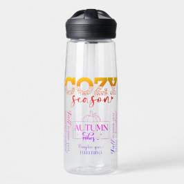 Gemütliche Jahreswasserflasche Trinkflasche