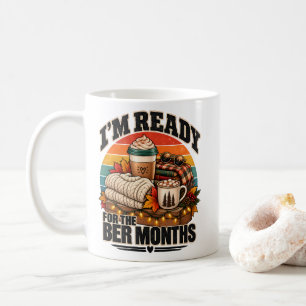 Gemütliche Jahreszeit, auf die ich mich für die Be Kaffeetasse