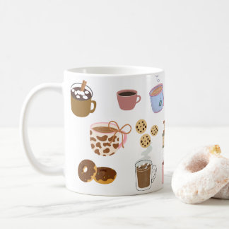 Gemütliche & Kaffee-Leckereien Illustrierte Kollek Kaffeetasse